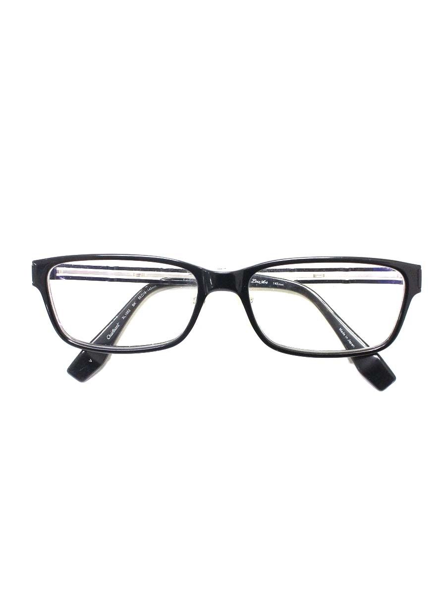 ラインアートシャルマン Forte フォルテ XL1052 眼鏡 メガネ ブラック コンビフレーム フルリム スクエア ITUUJWYVBE04
