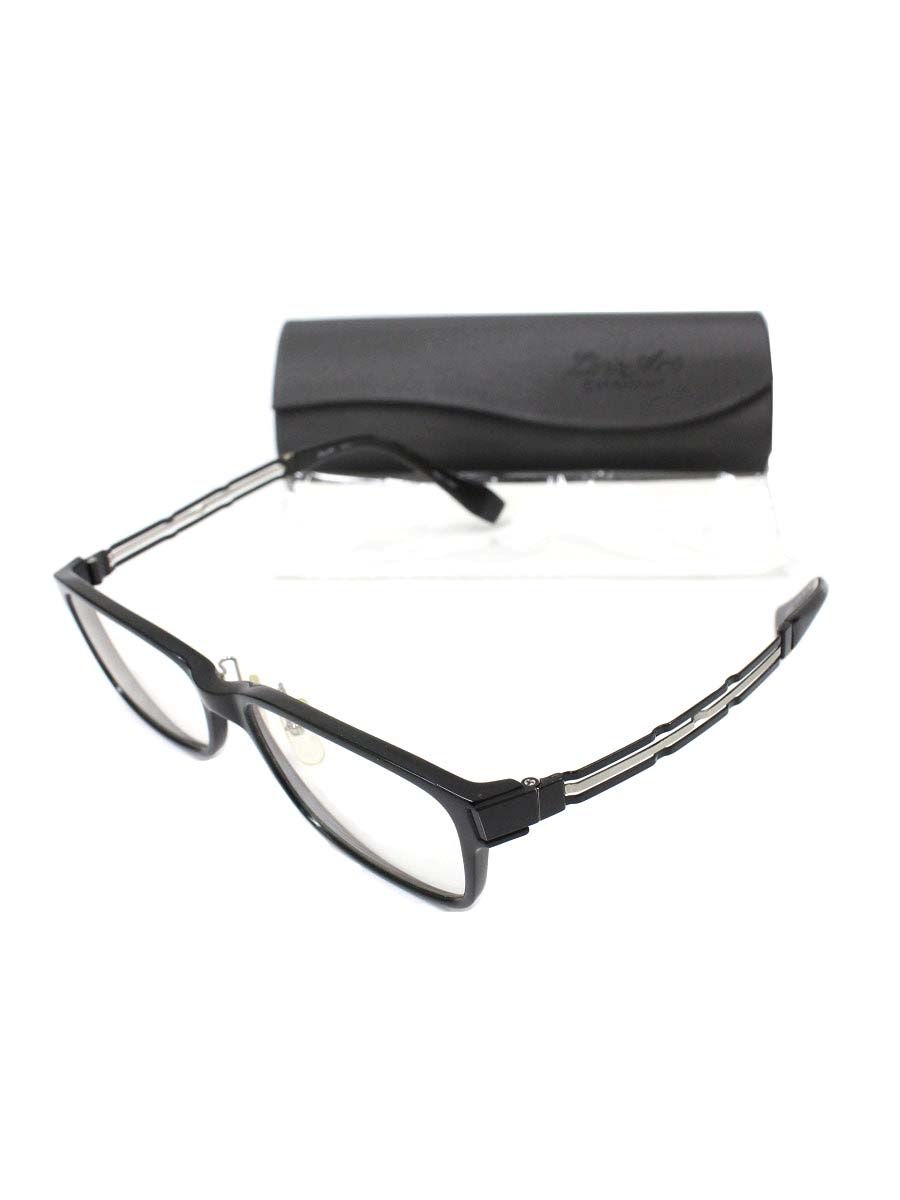 ラインアートシャルマン Forte フォルテ XL 1052 眼鏡 メガネ ブラック コンビフレーム フルリム スクエア