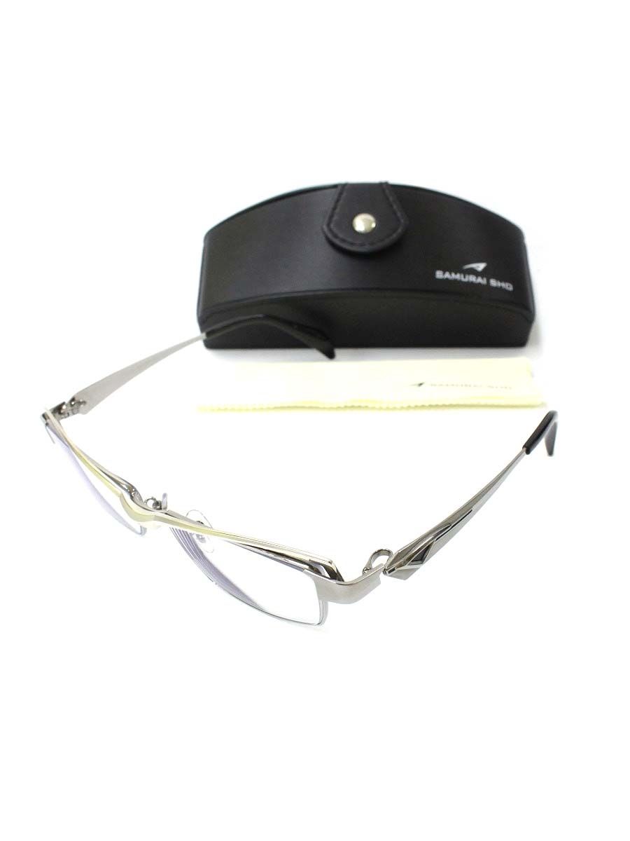 サムライ翔 SS-T 107 メガネ シルバー 智 メタルフレーム スクエア