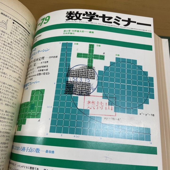 数学セミナー 関連全14冊 日本評論社 △01)【1点限り!】【除籍本】