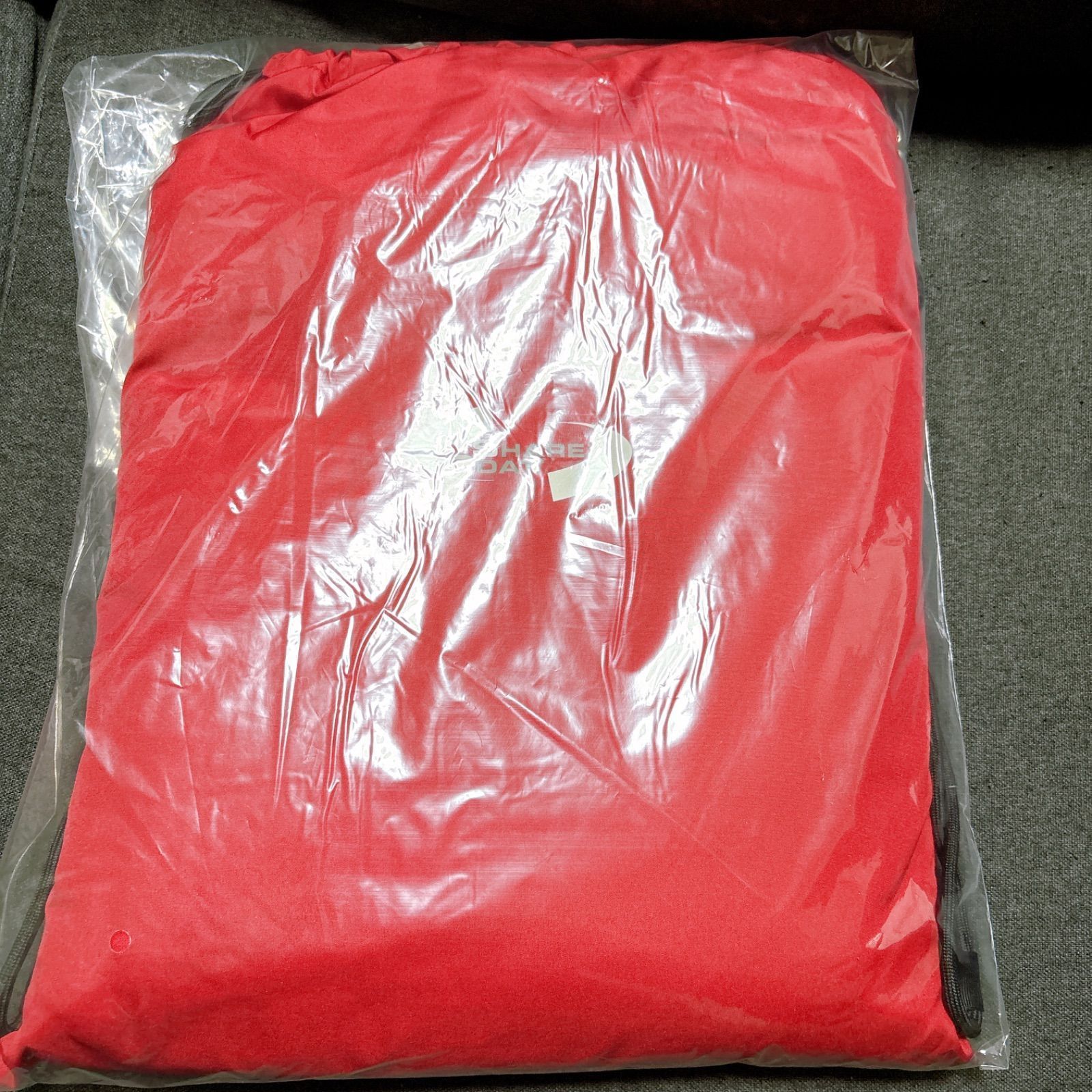 2人用カップル観戦コート 赤コート 野外スポーツ観戦 ライブ