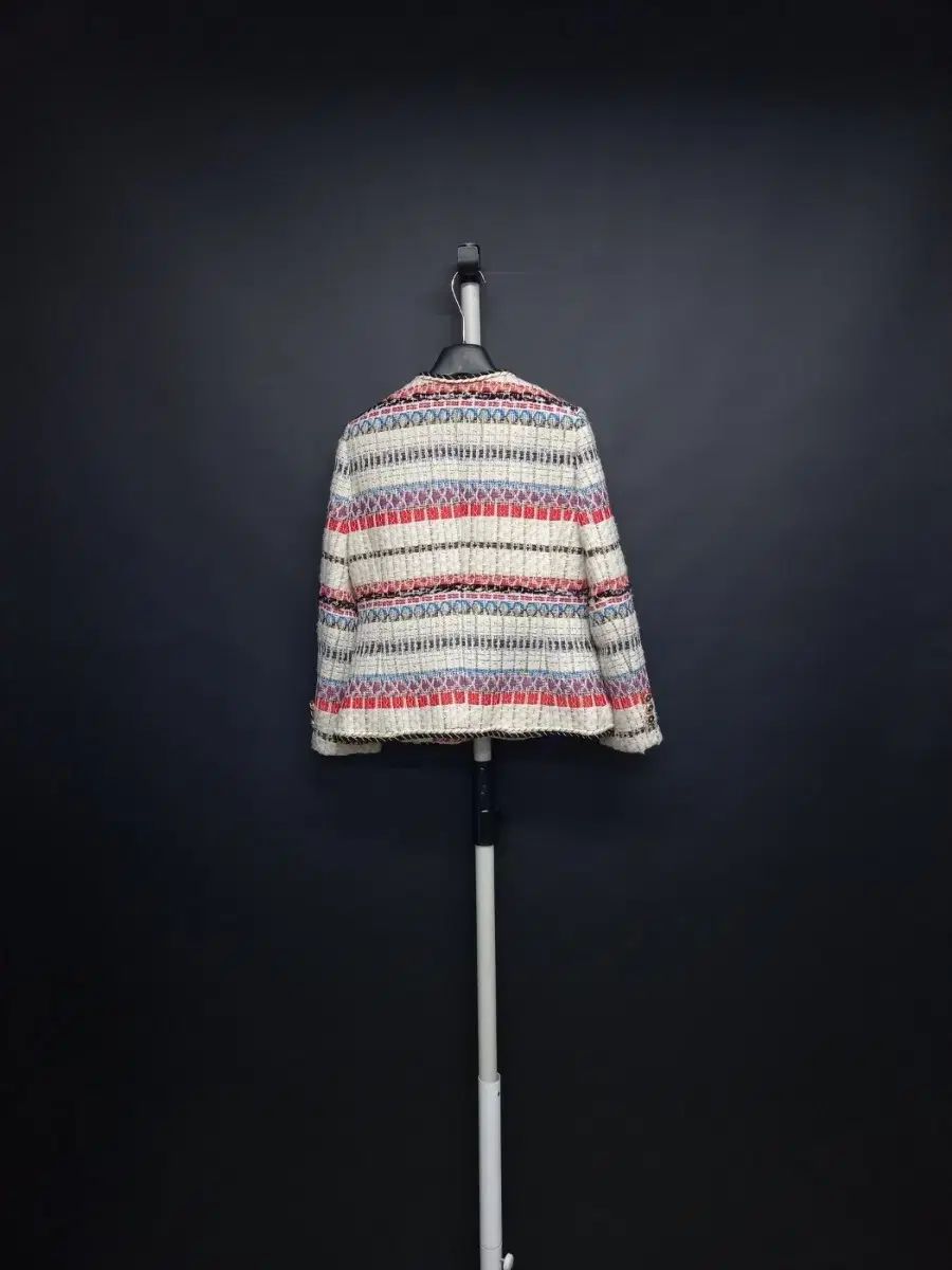 サテン SATIN 秋冬 ツイード ショート ジャケット 55 44