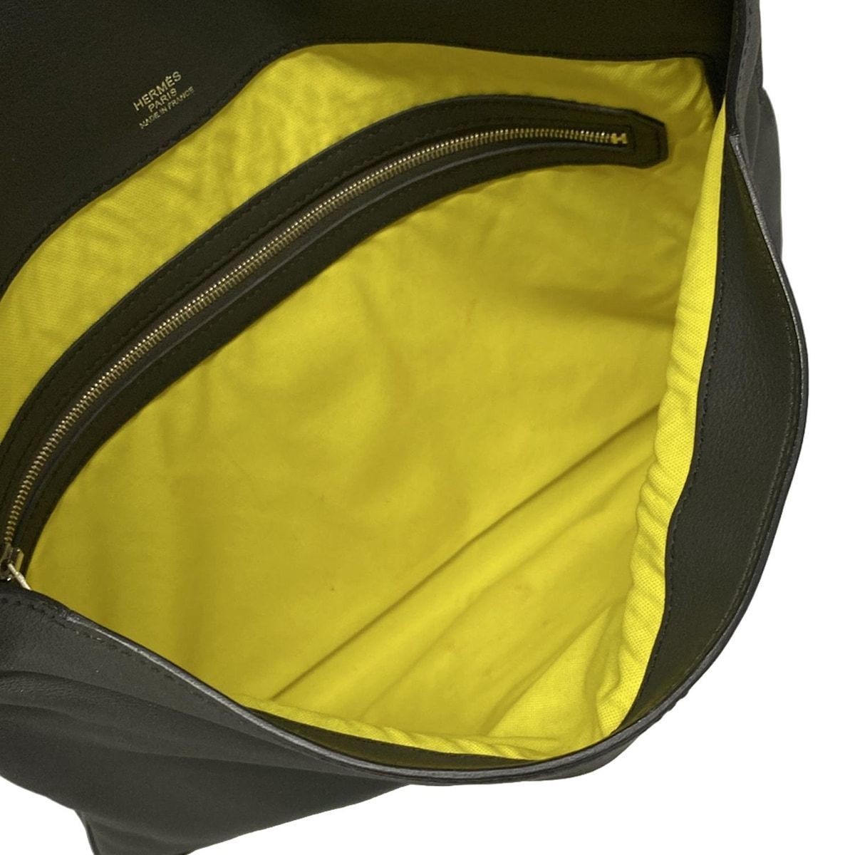 HERMES エルメス クラッチバッグ シティスライド 黒 シルバー金具 DECORATOM_COM_BR