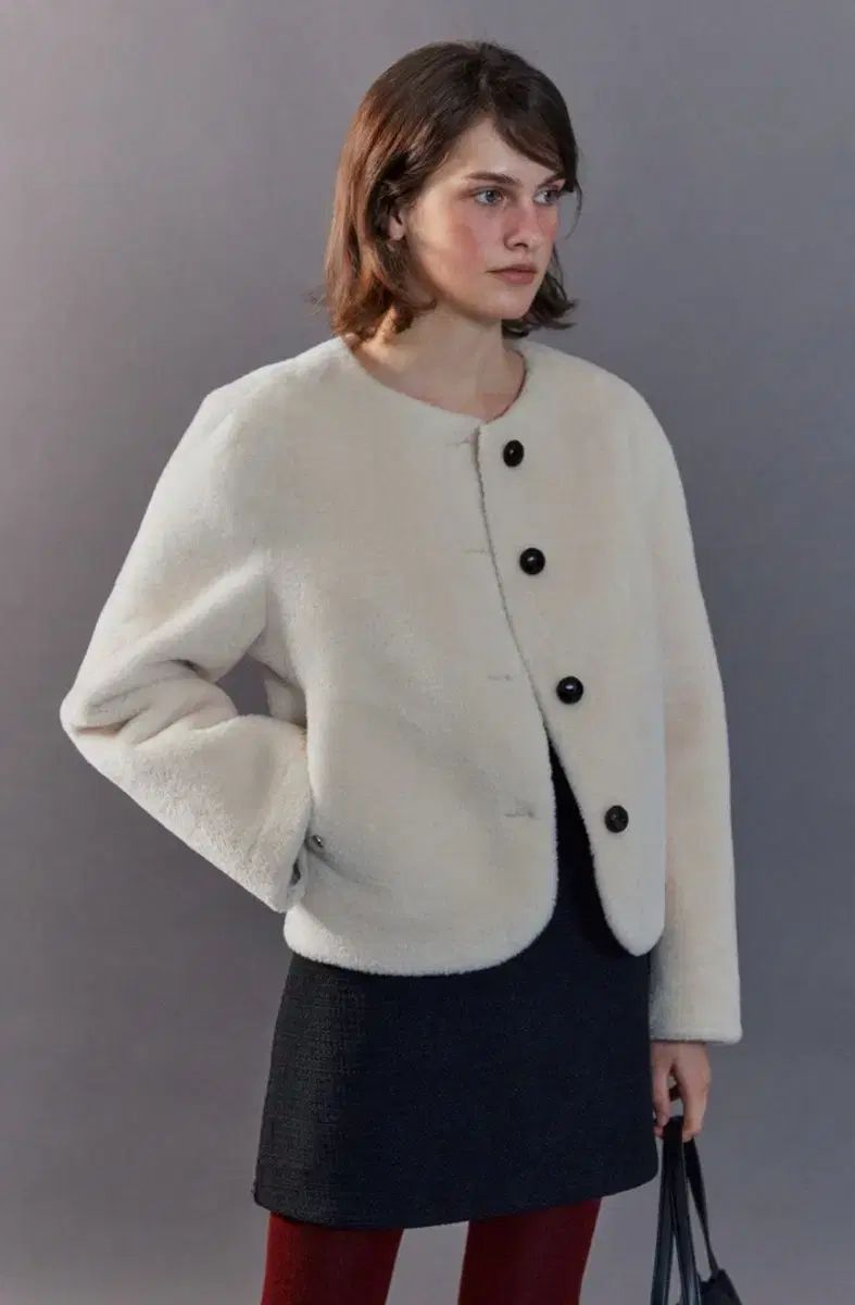 チュールドラマ シアリング ムートン