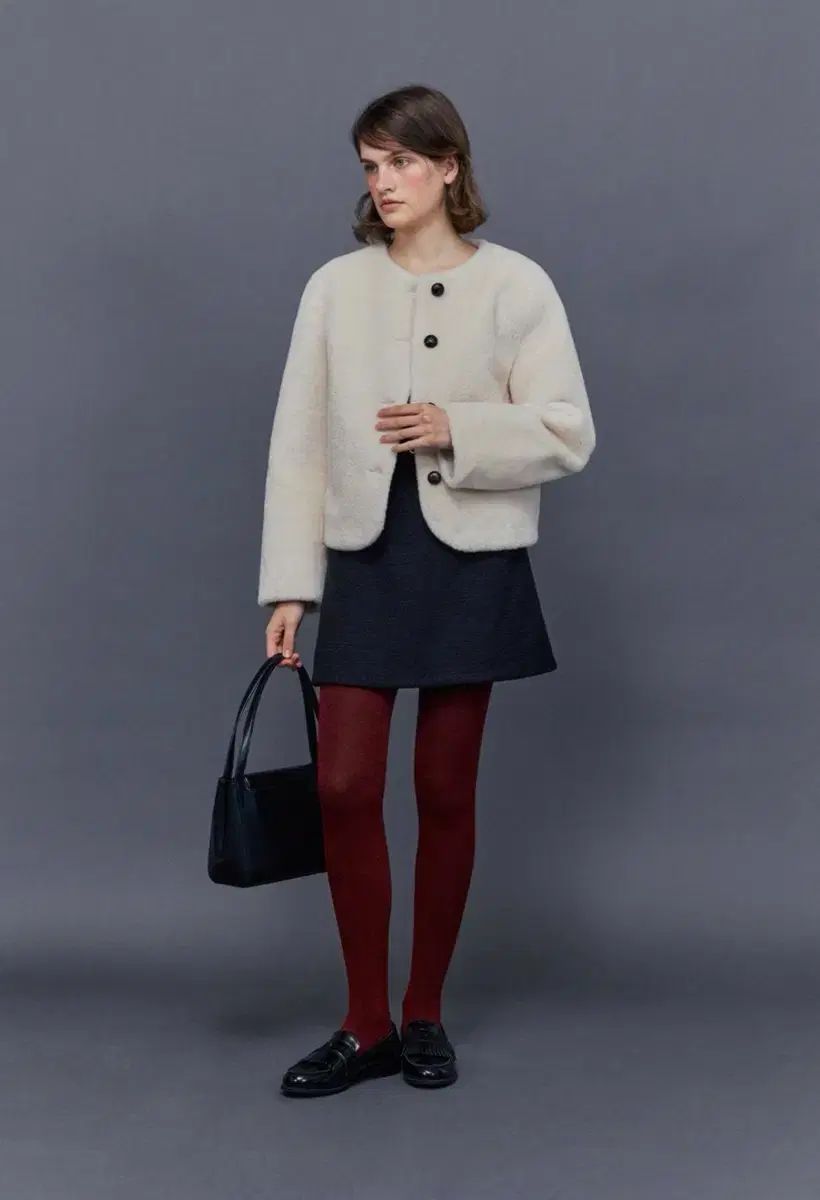 チュールドラマ シアリング ムートン