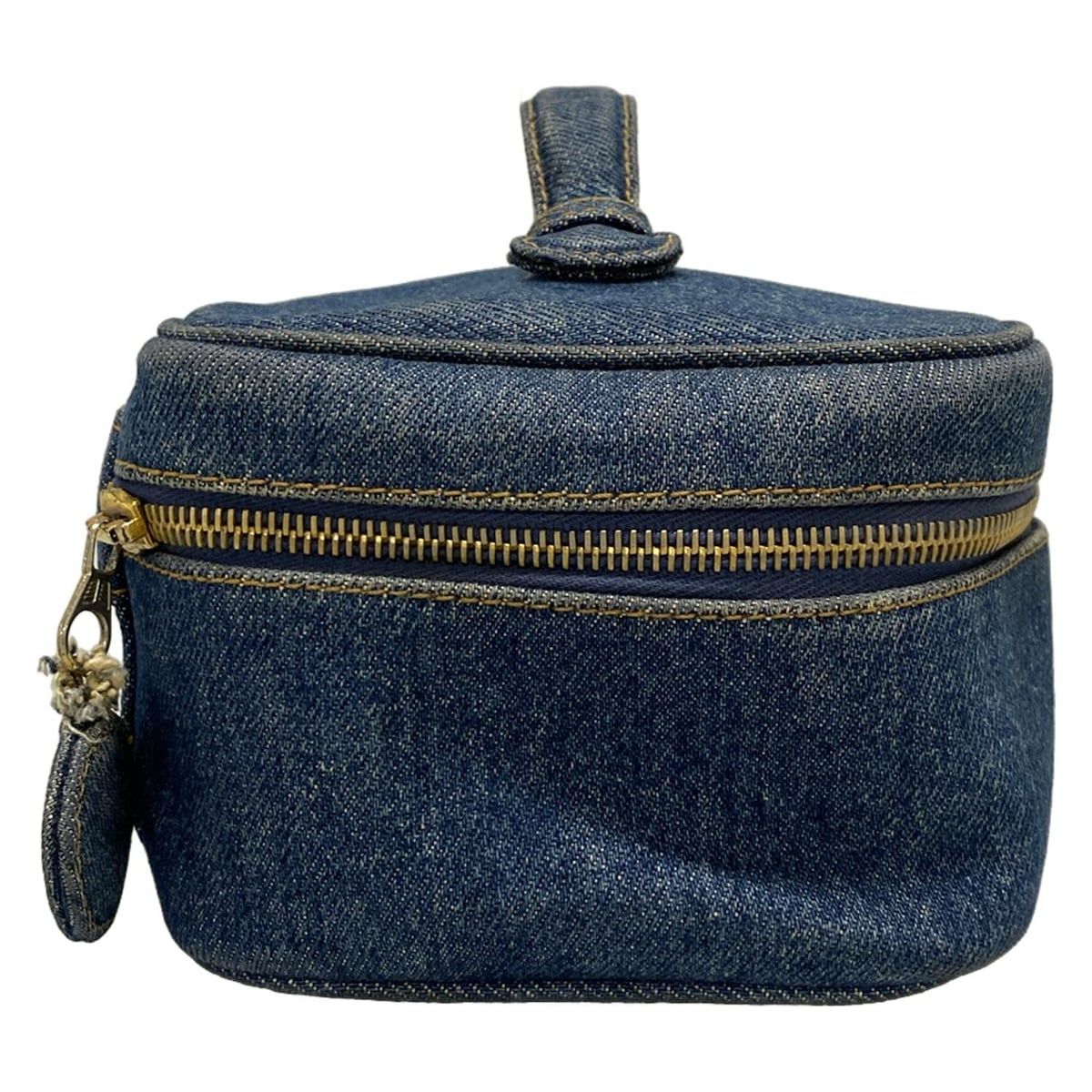 CHANEL シャネル バニティバッグ - ブルー