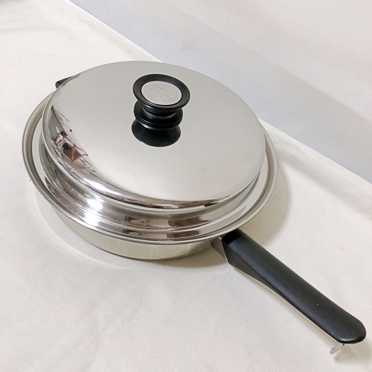 H149 Amway アムウェイ クィーンクックウェア 大フライパン 蓋付き 18