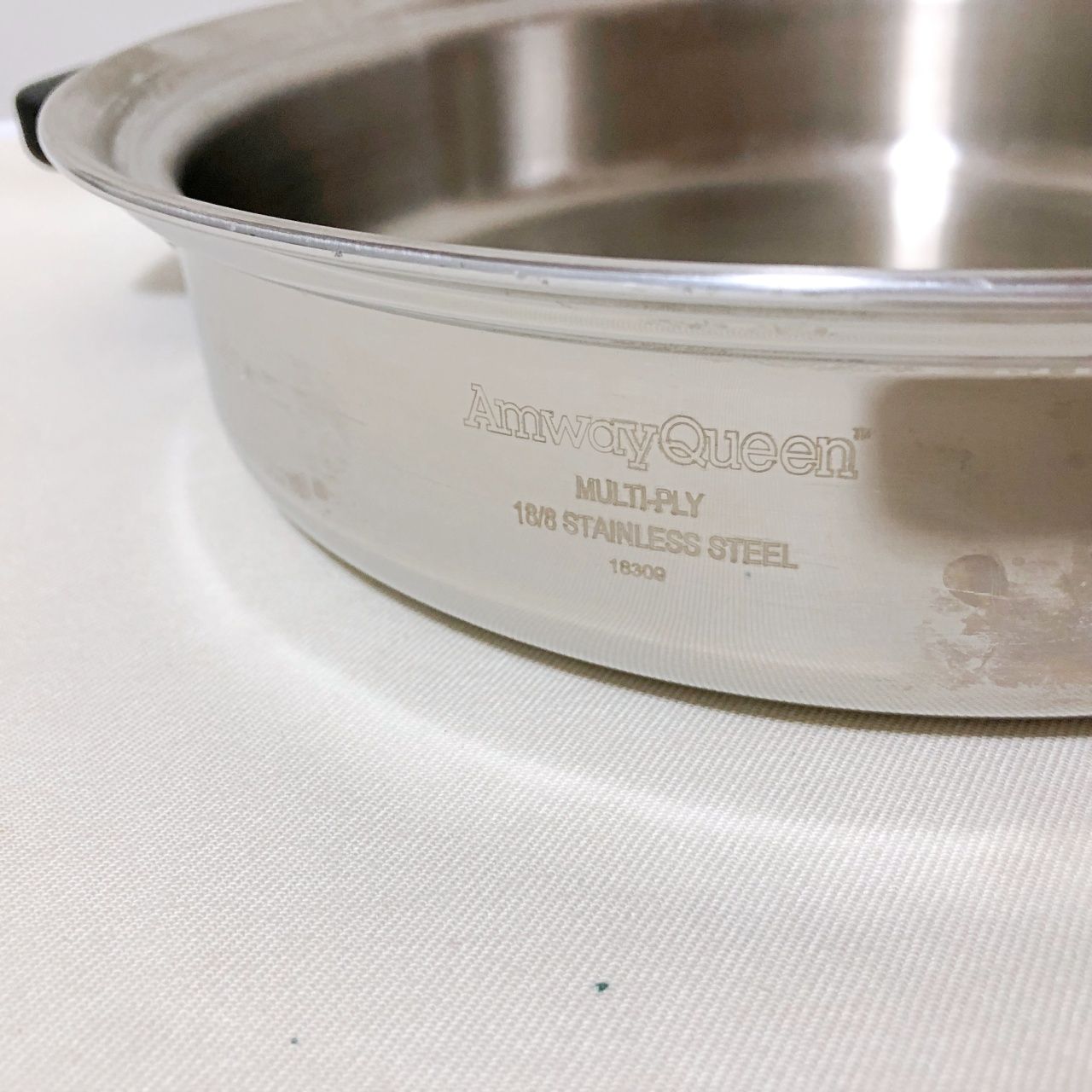 H149 Amway アムウェイ クィーンクックウェア 大フライパン 蓋付き 18