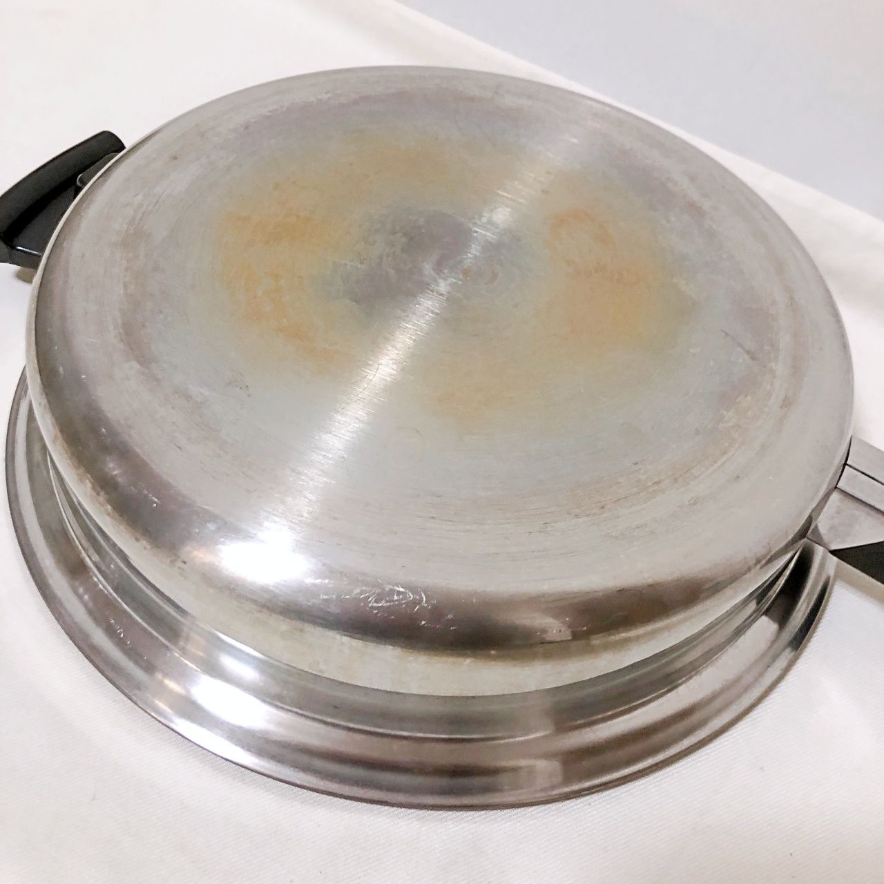 H149 Amway アムウェイ クィーンクックウェア 大フライパン 蓋付き 18