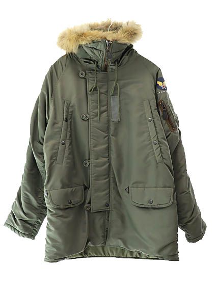 WAIPER ワイパー VINTAGE ヴィンテージ 米軍 初期型 N-3B リアルラクーンファー 中綿ミリタリー ジャケット ブルゾン 21WP21 XXL カーキ ブランド古着ベクトル 251108