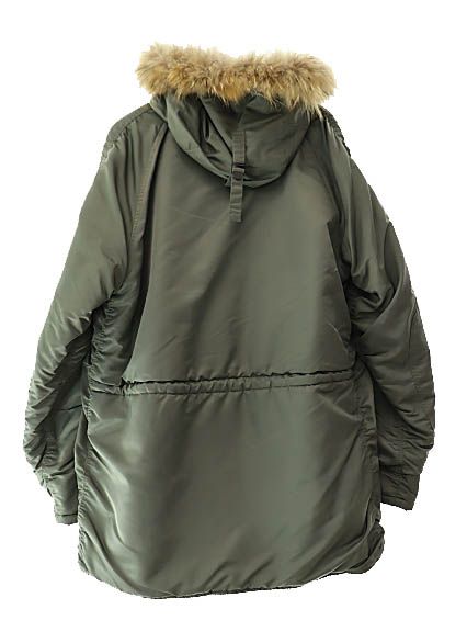 WAIPER ワイパー VINTAGE ヴィンテージ 米軍 初期型 N-3B リアルラクーンファー 中綿ミリタリー ジャケット ブルゾン 21WP21 XXL カーキ ブランド古着ベクトル 251108