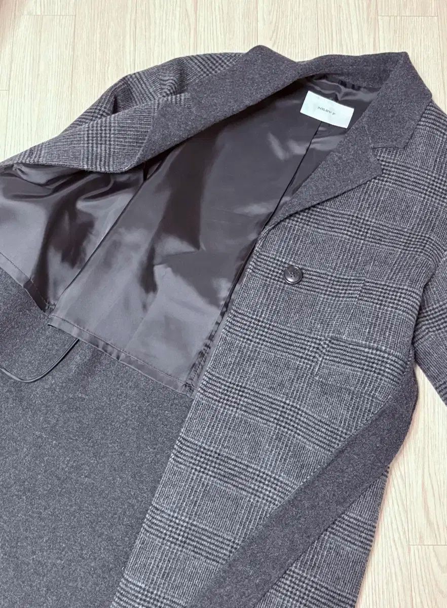 NILBY P ハンドメイド Single ボタン グレーコート 24 44-66サイズ