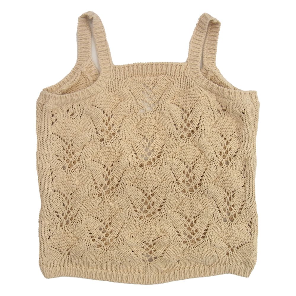 ビューティーアンドユース BEAUTY＆YOUTH 6 ROKU ロク LILY YARN SUKASHI KNIT リリヤーン 透かし ニット プルオーバー ベージュ系【】