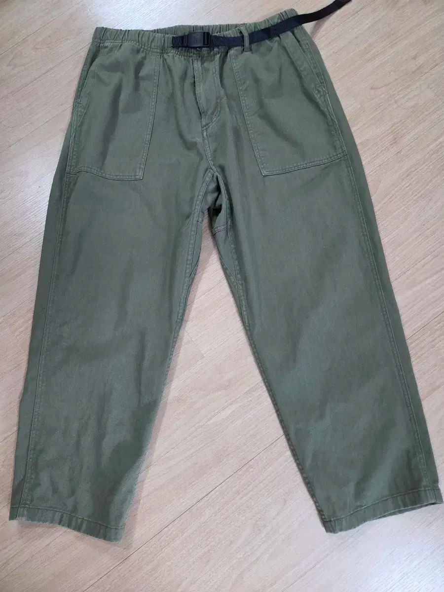 グラミチ ワイドパンツ オリーブ XL