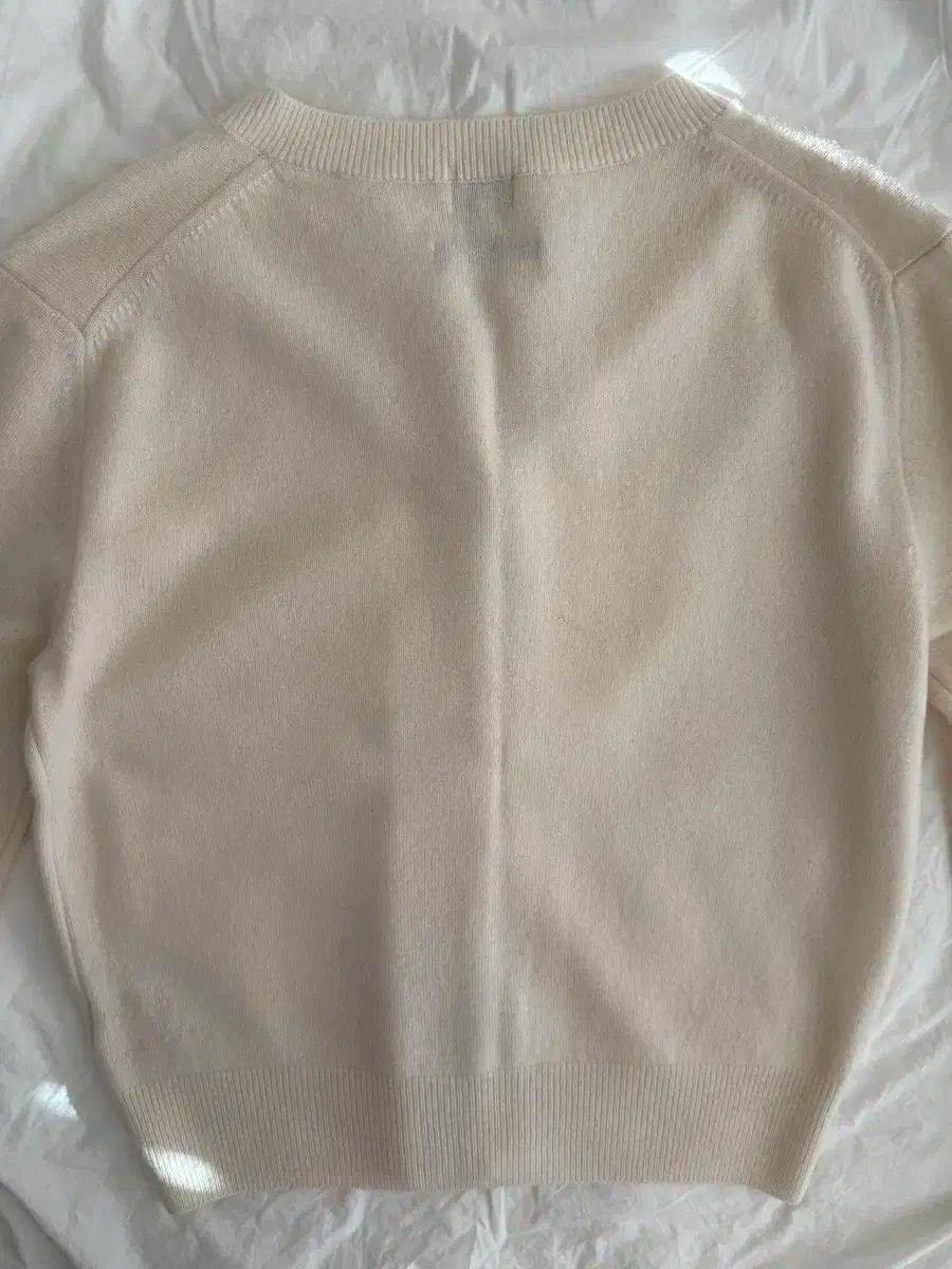  シエ SIE メイウールカーディガン クリーム S 長袖 ニット セーター