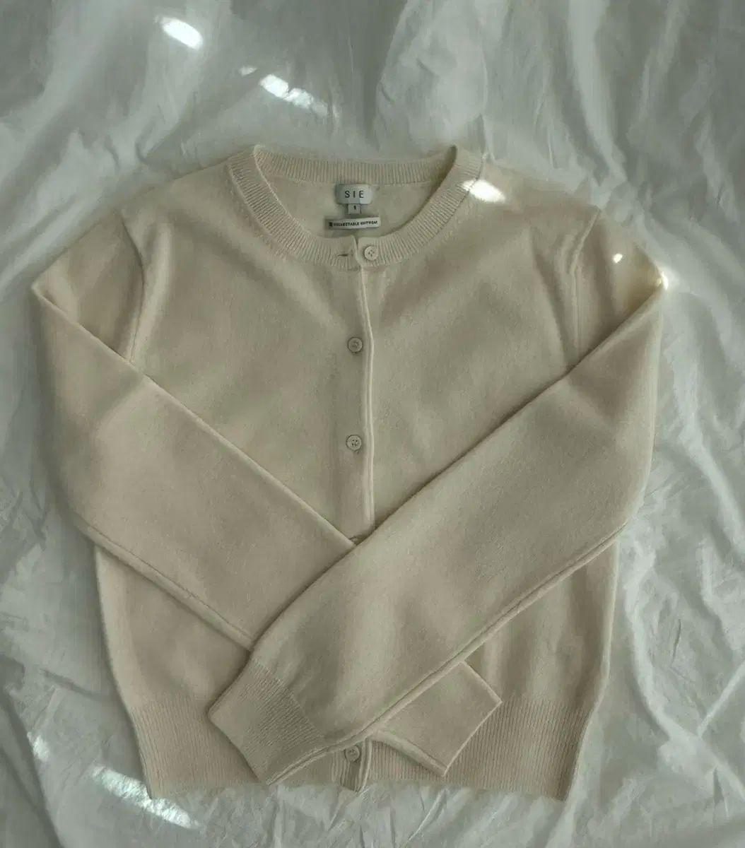 シエ SIE メイウールカーディガン クリーム S