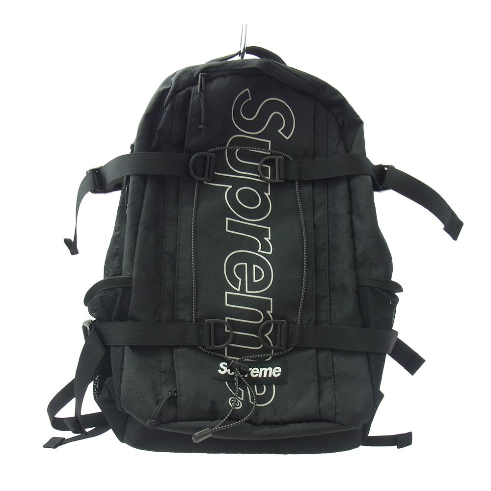 Supreme シュプリーム 18AW Backpack ボックスロゴ バックパック リュックサック ブラック系