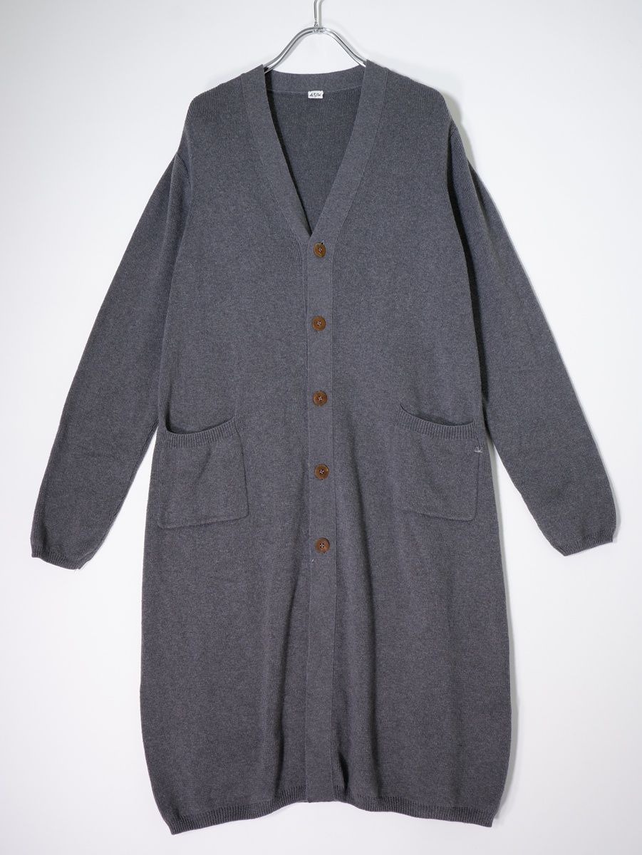 45Rフォーティファイブアール45rpm スーピマオーガニック総針のコート ロングカーディガン 0 LKNA79694