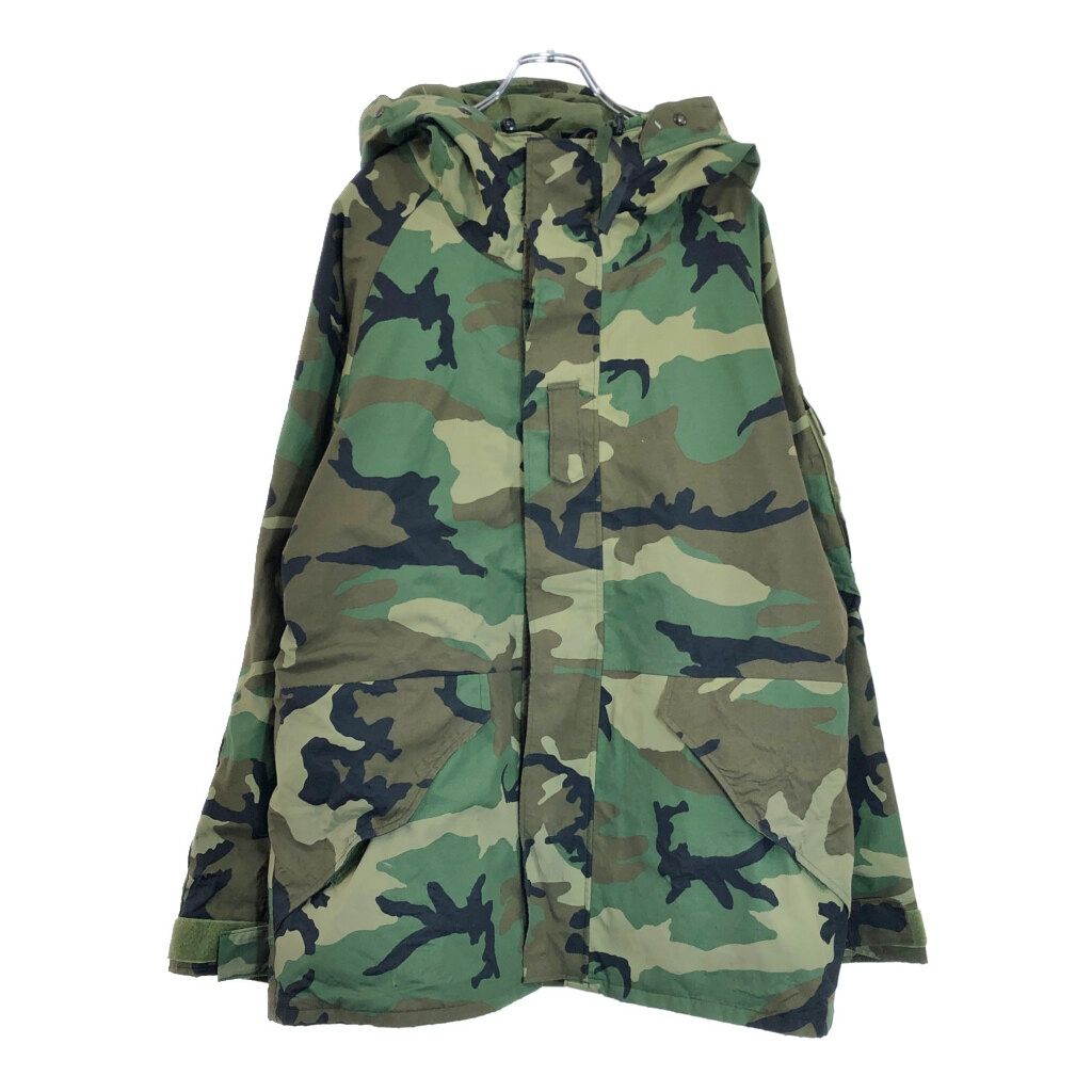 90年代 米軍実物 U.S.ARMY ECWCS GEN1 GORE-TEX パーカージャケット ミリタリー ウッドランドカモ メンズ LARGE LONG 古着 V6989