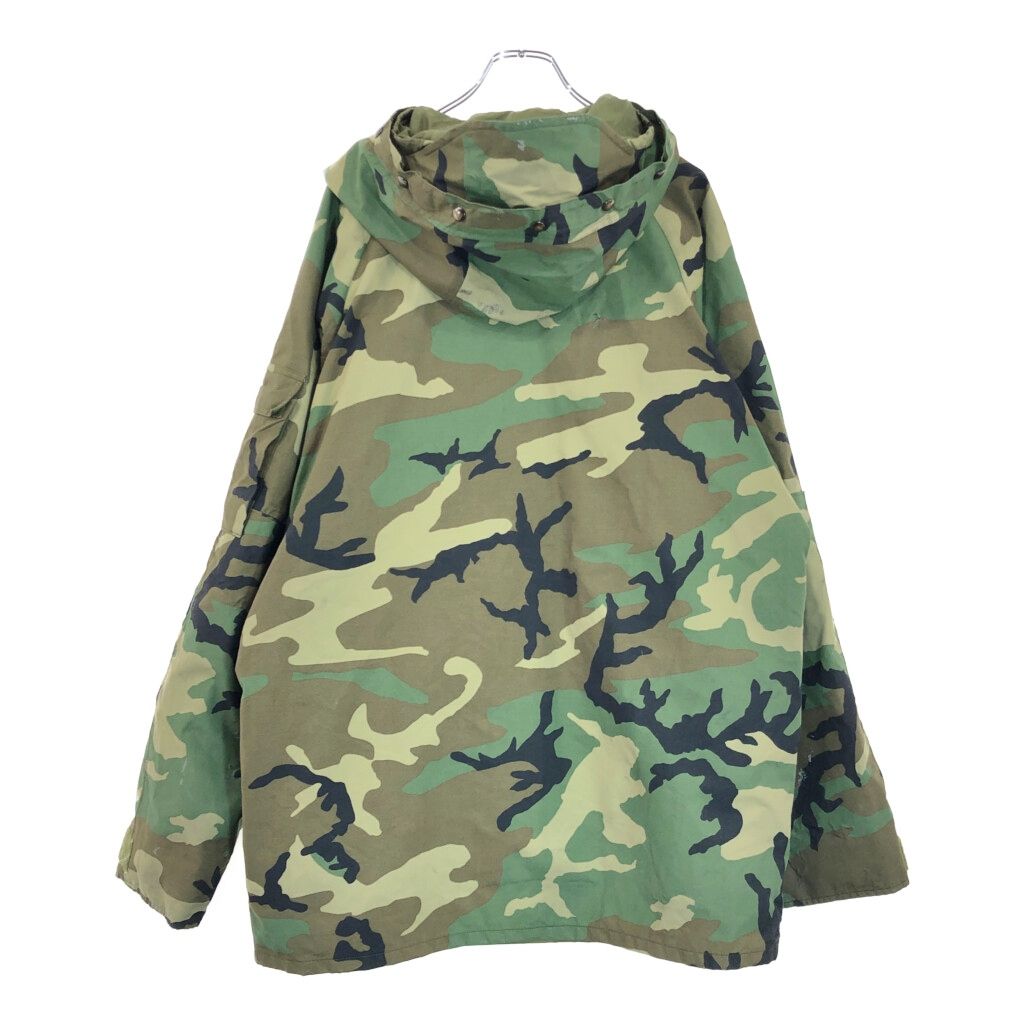 90年代 米軍実物 U.S.ARMY ECWCS GEN1 GORE-TEX パーカージャケット ミリタリー ウッドランドカモ メンズ LARGE LONG 古着 V6989