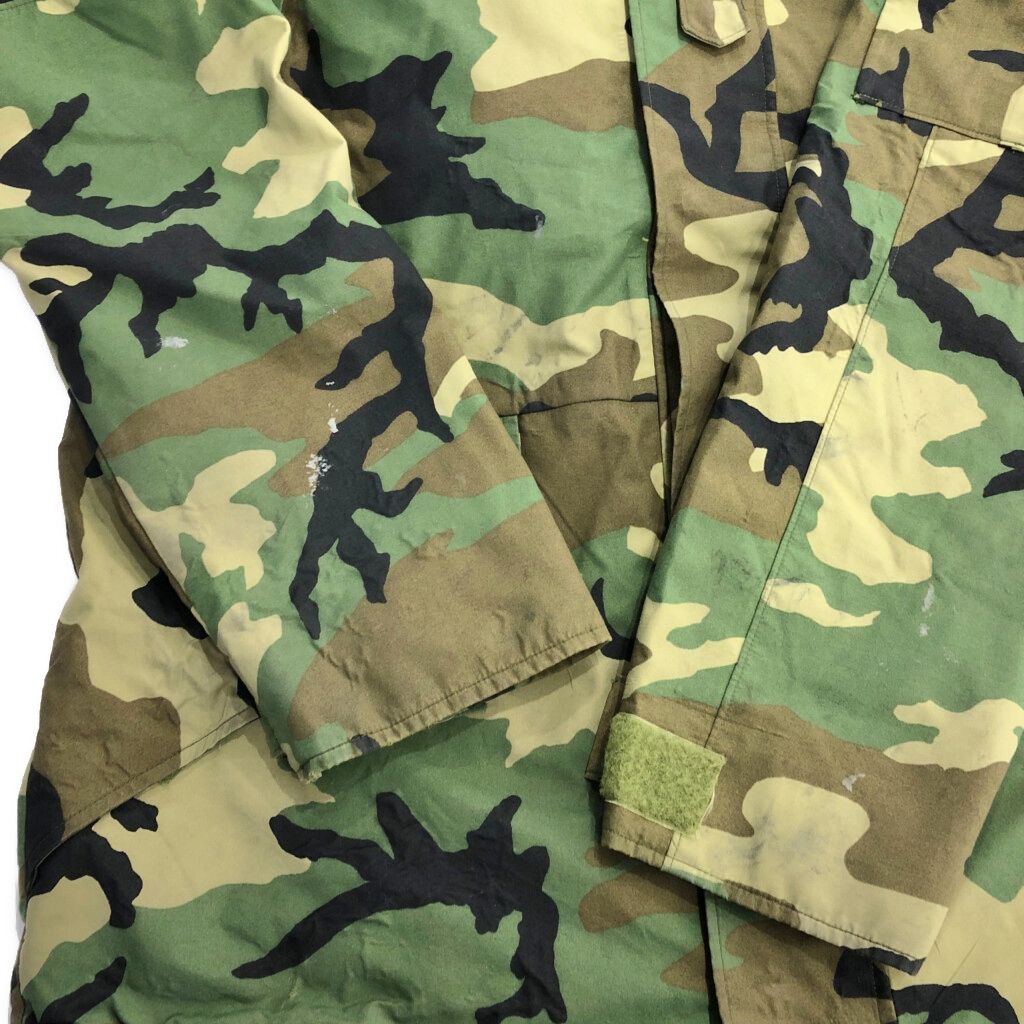 90年代 米軍実物 U.S.ARMY ECWCS GEN1 GORE-TEX パーカージャケット ミリタリー ウッドランドカモ メンズ LARGE LONG 古着 V6989 KANDAIZUMI_COM