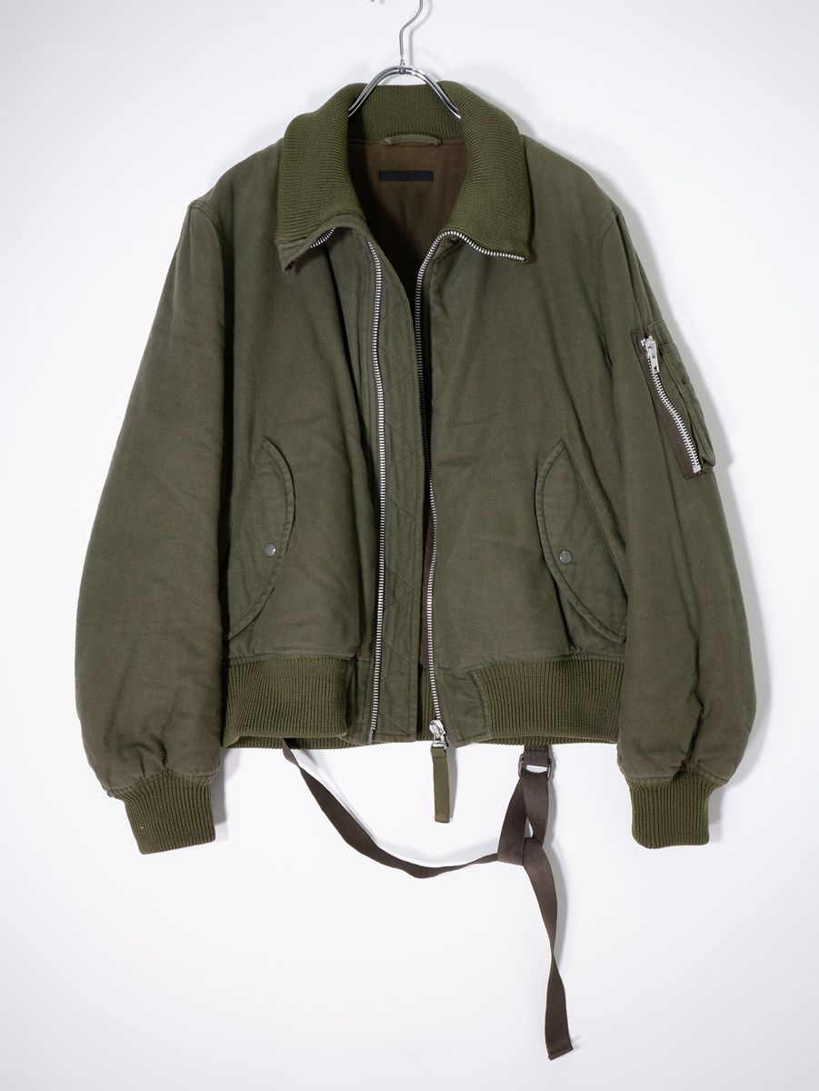 HELMUT LANGヘルムートラング 2003AW archiveアーカイブ ボンテージ ボンバージャケットBondage Bomber Jacket 46 MJKA79739