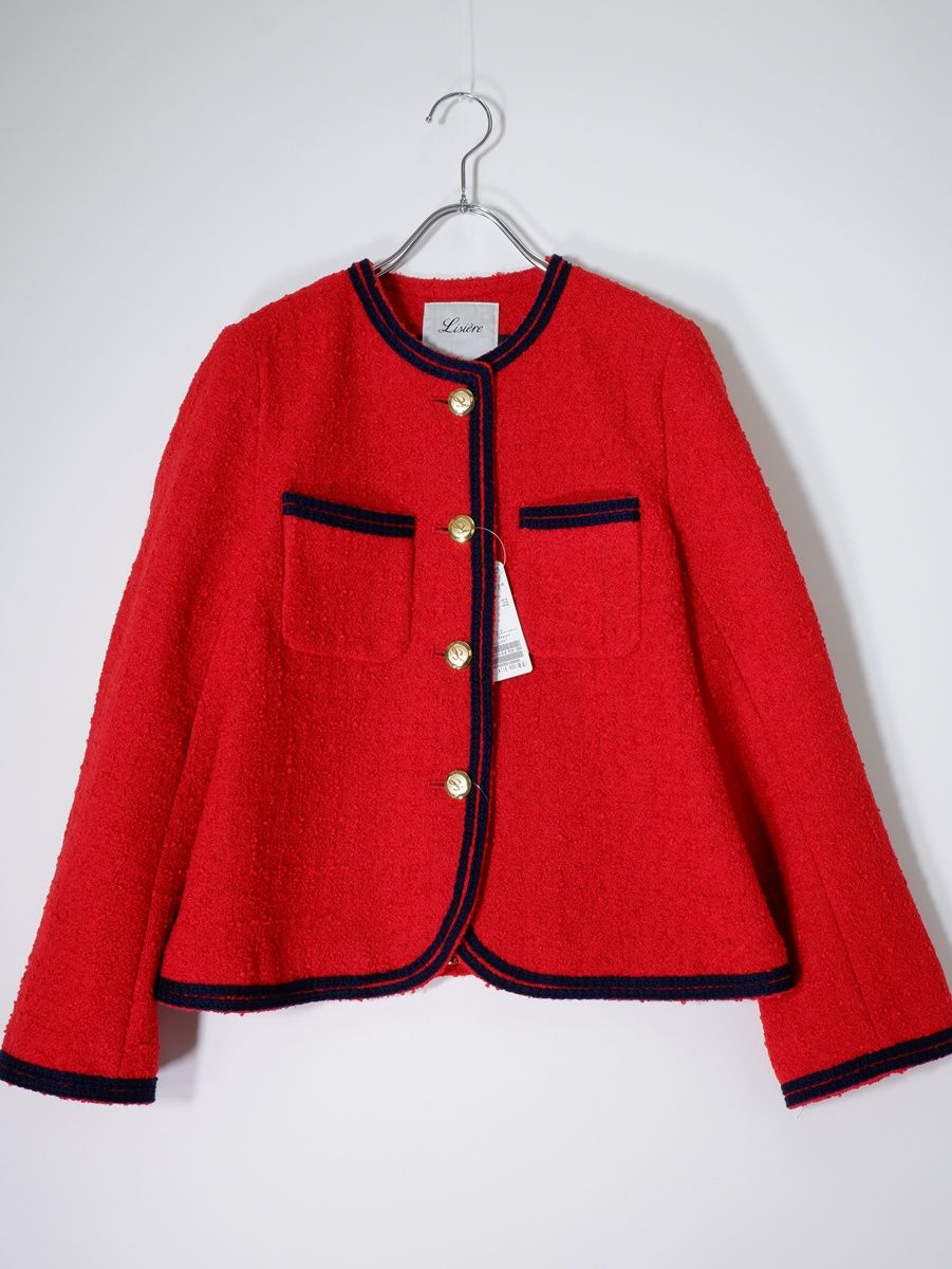 Lisiere L Appartementリジエール アパルトモン 2025AW TWEED JACKETツイードジャケット 36 LJKA79803
