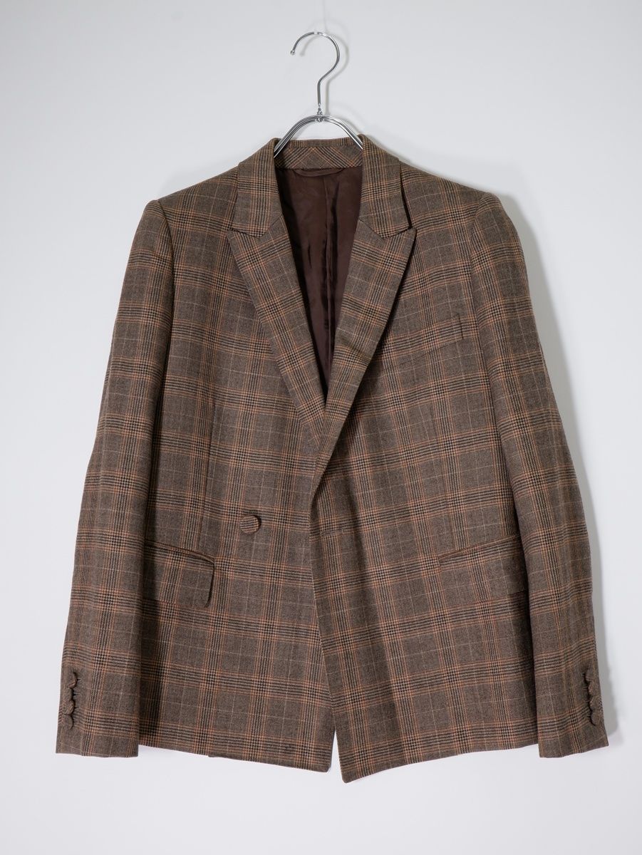 greenグリーン現HYKE ウールカシミヤ セミダブルチェックジャケット 1 LJKA79688 GULLKHAN_COM