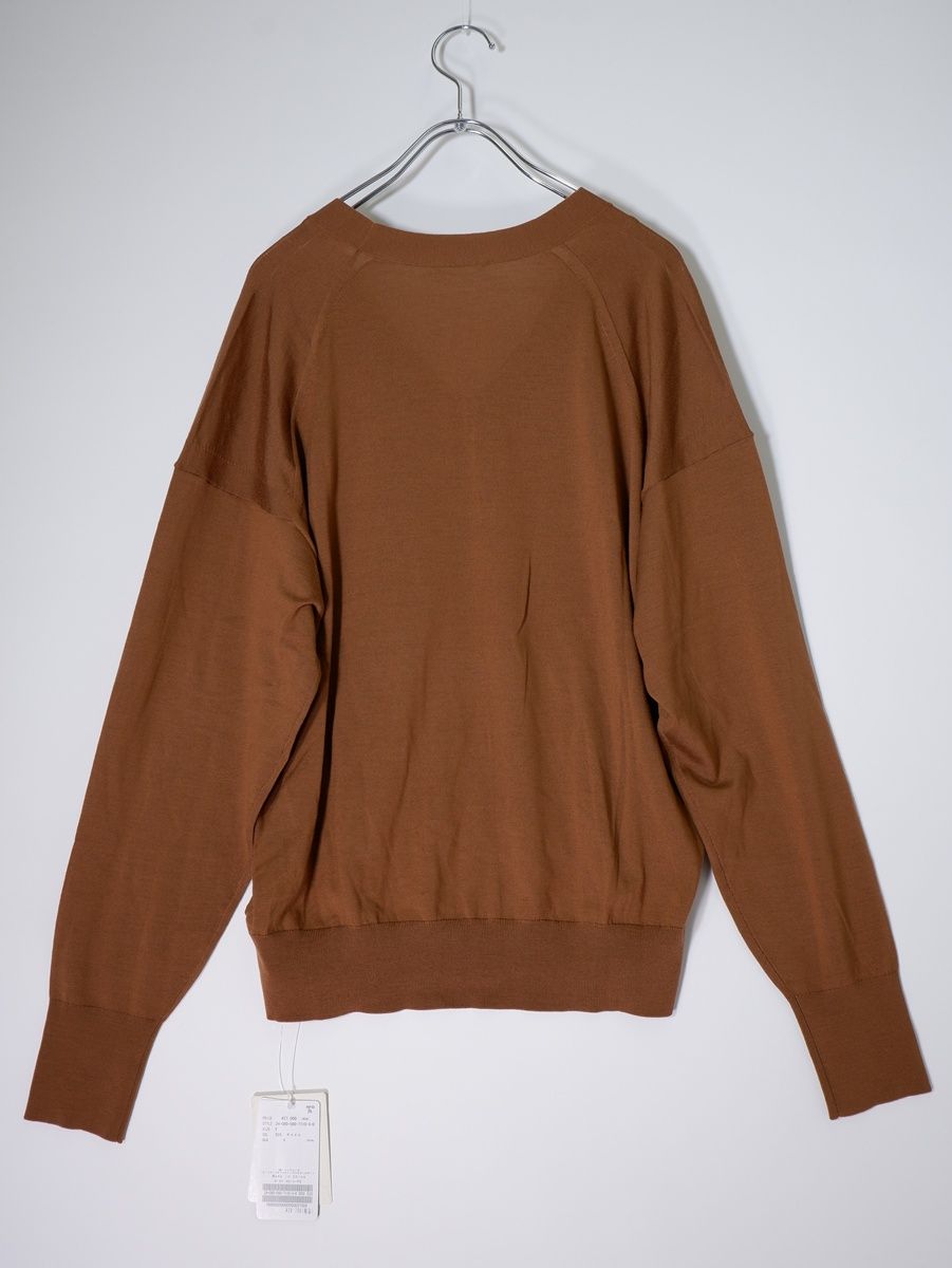 L Appartementアパルトモン 2025 AW WISH High Gauge V Neck PulloverハイゲージVネックプルオーバー ニット フリー