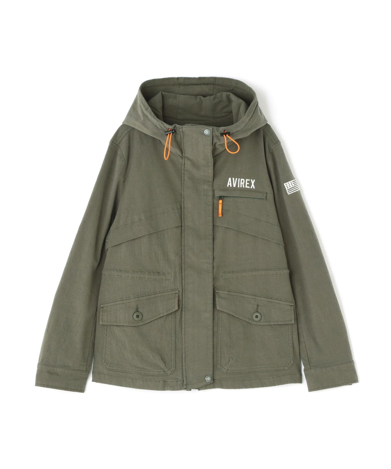 アヴィレックス COLOR CODE COMBI JACKET コード コンビジャケット 783-4152601 レディース S 310 オリーブ MERCADOAVALIA_COM_BR