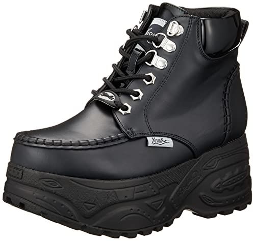 ヨースケ スニーカー 2811371 レディース 厚底スニーカー 歩きやすい SNS ライブ フェス コスプレ 原宿 テーマパーク イベント ブラック 22 5 cm