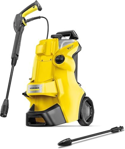 ケルヒャー Karcher 高圧洗浄機 K3サイレントプラス パワフル 静音機能 簡単接続 充実 ハイパワーなノズル タイヤ 伸縮ハンドル 洗車 花粉除去効果 黄砂 泥 60Hz 1.603-201.0