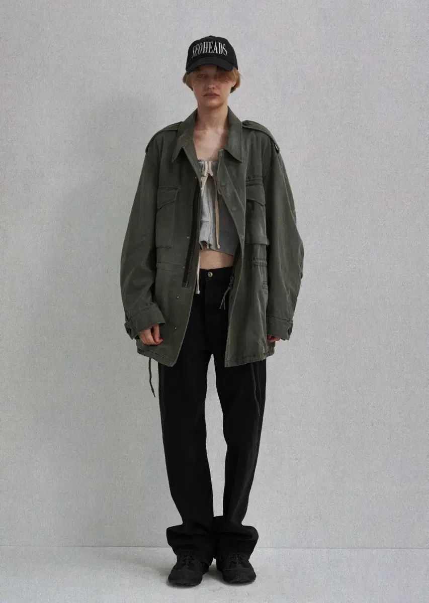 s e o ウォッシュド コットン フィールド ジャケット
