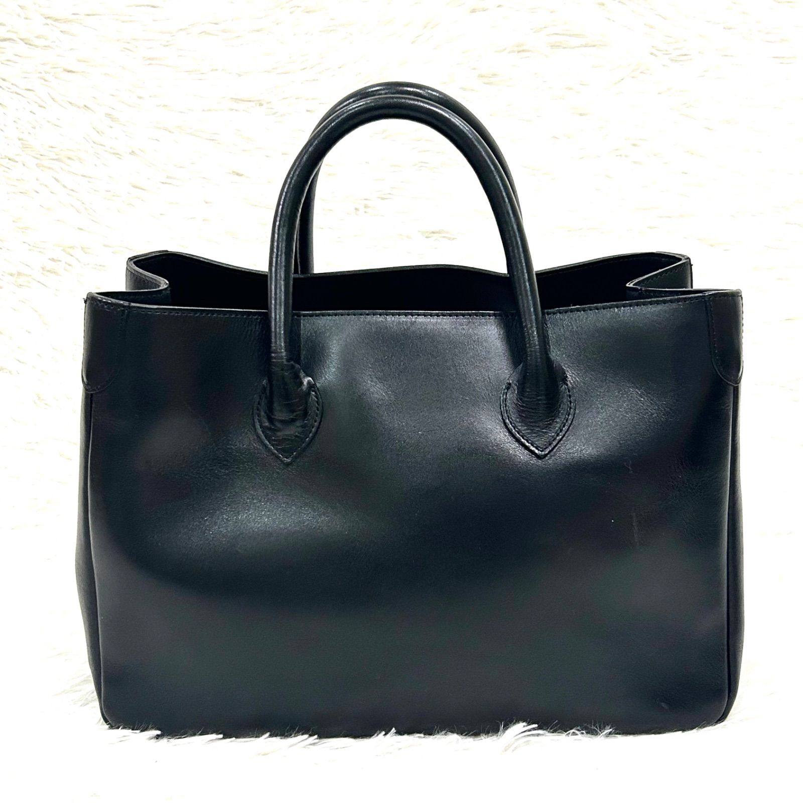 ADMJ アクセソワ ドゥ マドモワゼル トートバッグ レザー ポーチ付