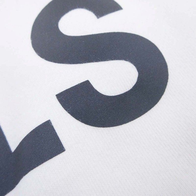 エフオージー エッセンシャルズ FOG ESSENTIALS バックロゴプリント パーカー フーディー プルオーバー スウェット コットン 裏起毛 サイズXXS 白 ホワイト メンズ トレーナー スウェット トップス メンズ