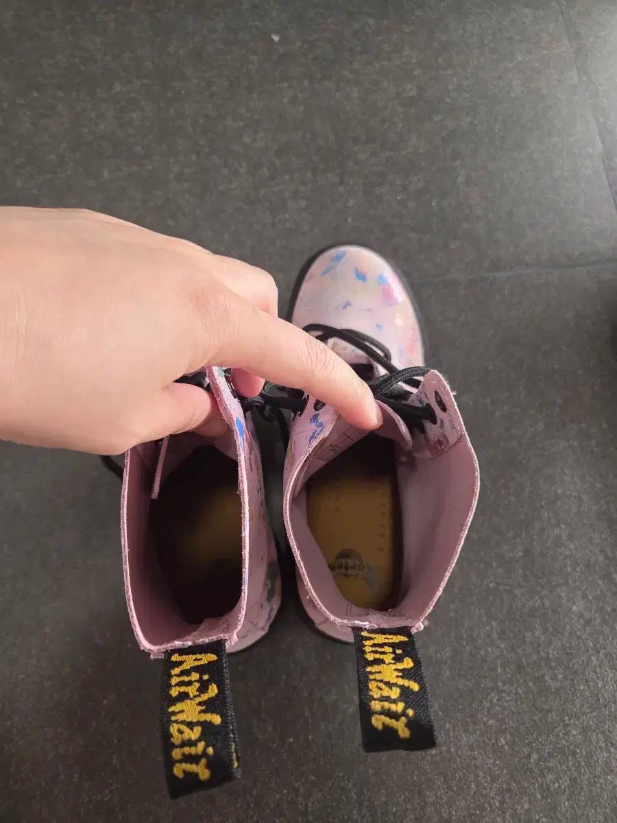 DR. MARTENS ドクターマーチン 1460 pascal ピンク splatter ブーツ 230MM