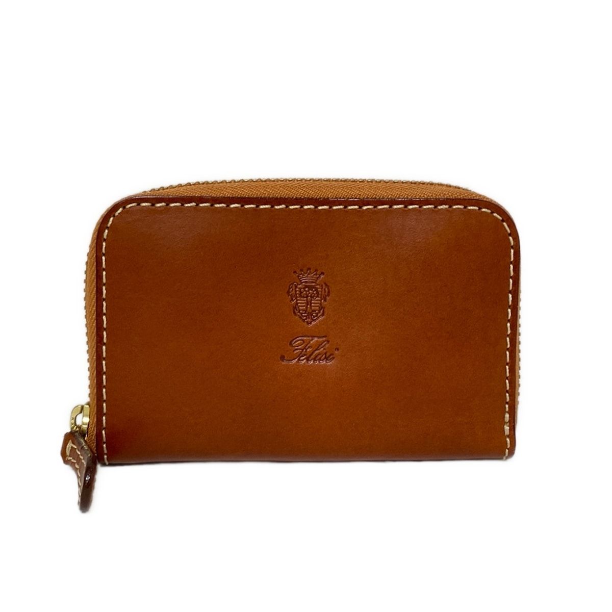 Felisi フェリージ コインケース - 905 ブラウン ラウンドファスナー レザー