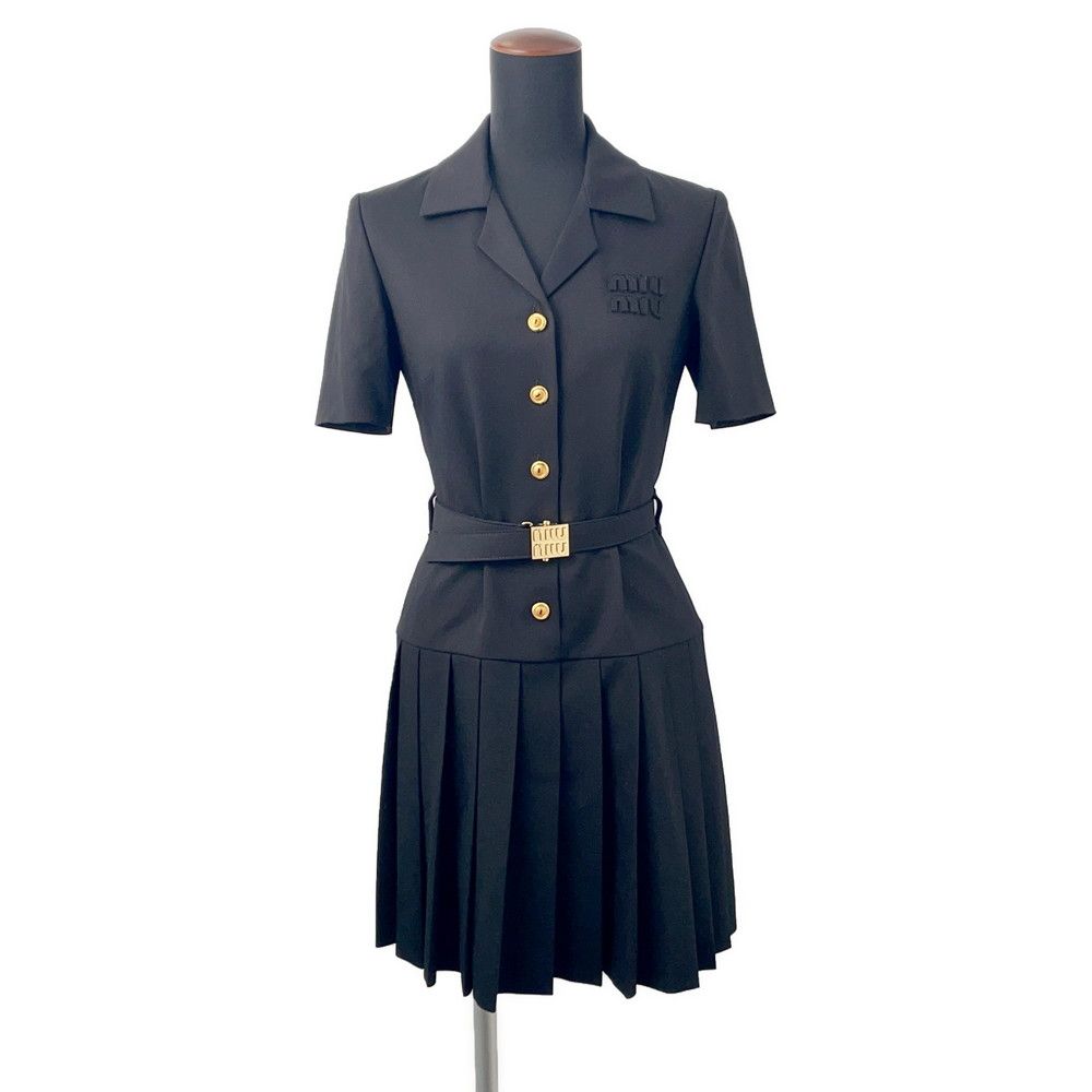 miumiuワンピース ミュウミュウ ドレス 36 MIUMIU ミュウミュウ