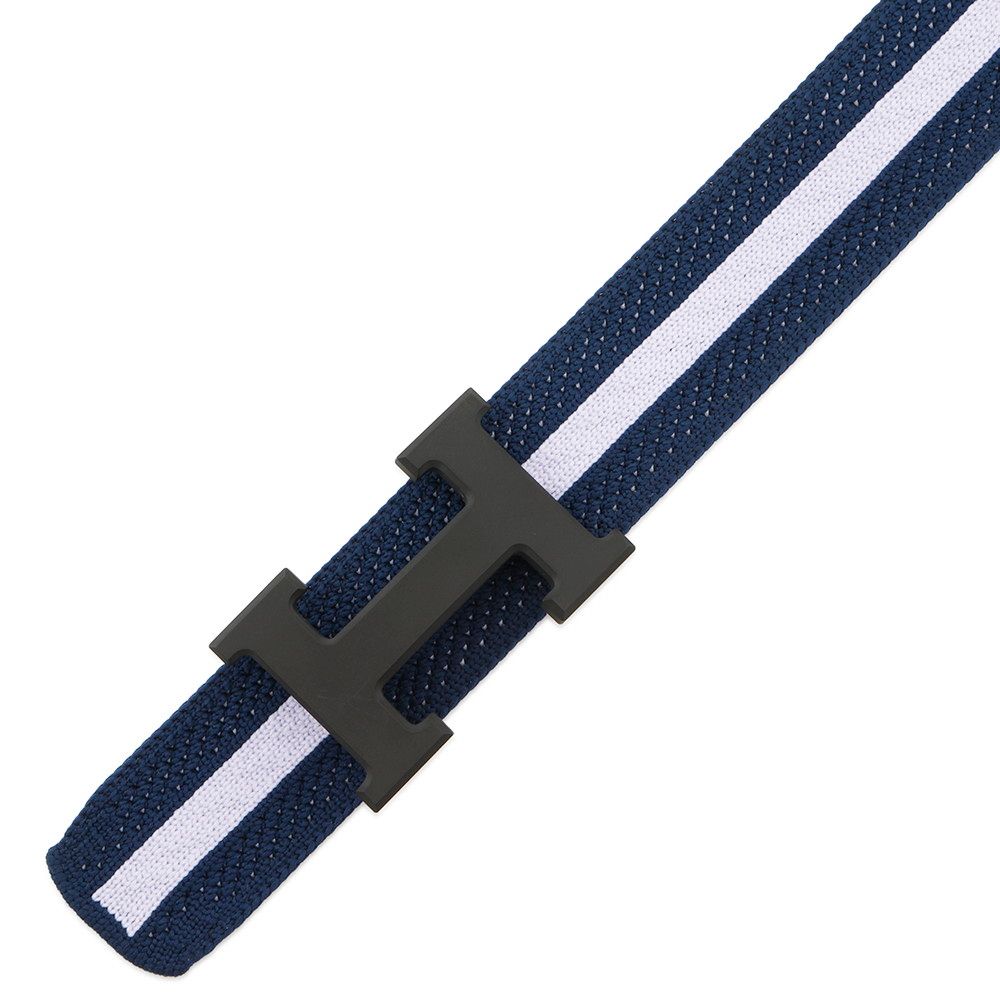 エルメス べルト コンスタンス ニット チーム リバーシブル ブルー  