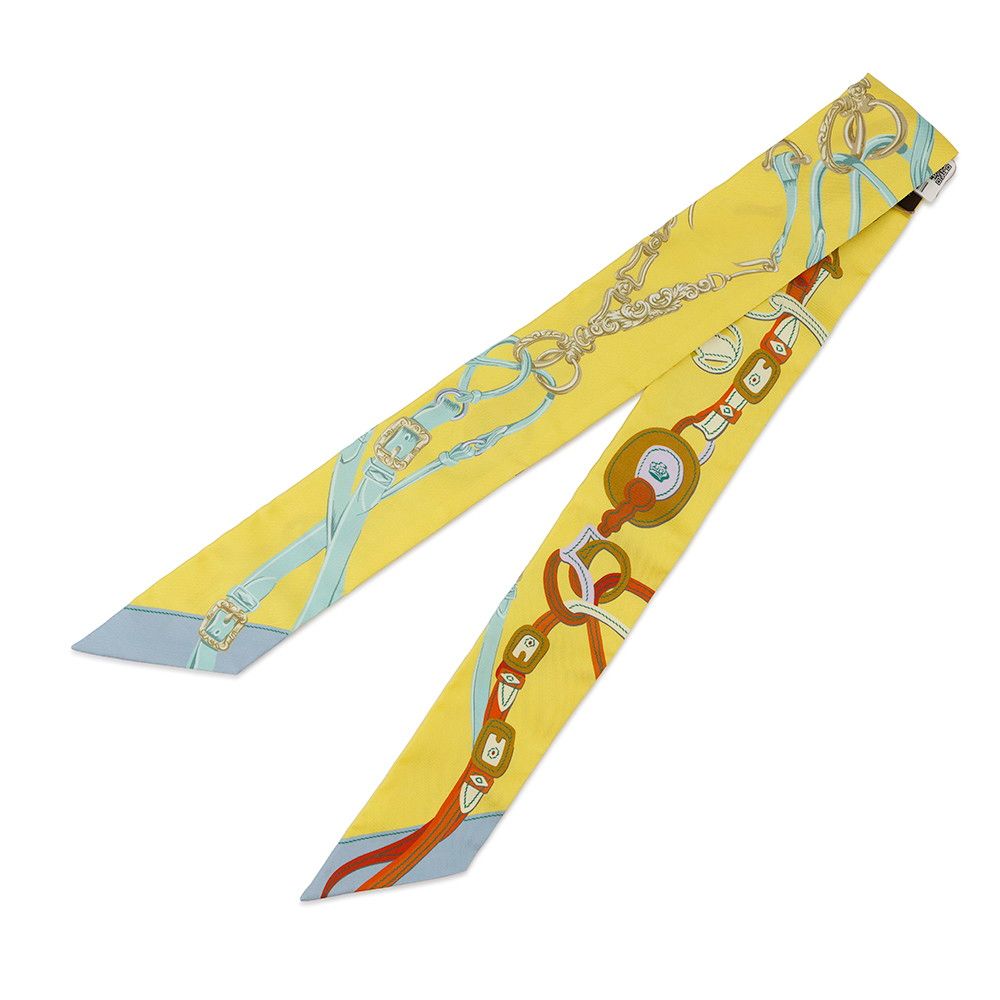 エルメス スカーフ ツイリー ブリッド ドゥ ガラアップリケピケ HERMES シルク 2025春夏