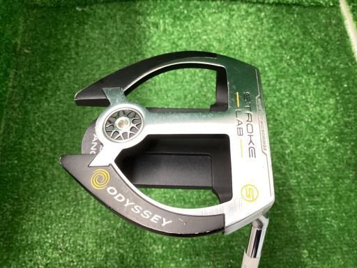 【】 オデッセイ STROKE LAB 2-BALL FANG 34インチ パター PT STROKE LAB (フレックスその他) メンズ 男性用 右利き 右用 Cランク ゴルフクラブ