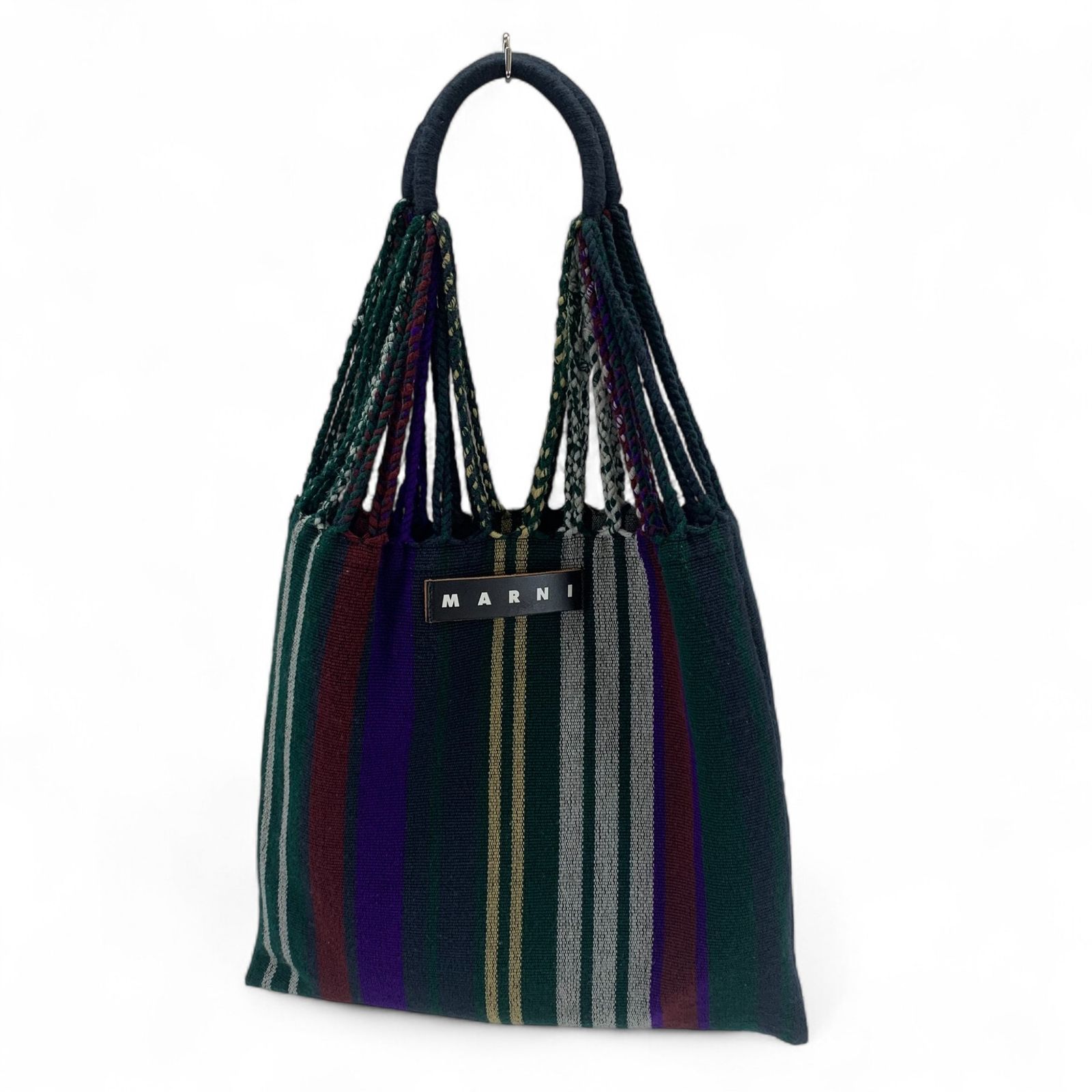 MARNI マルニ ストライプ トートバッグ ニット系