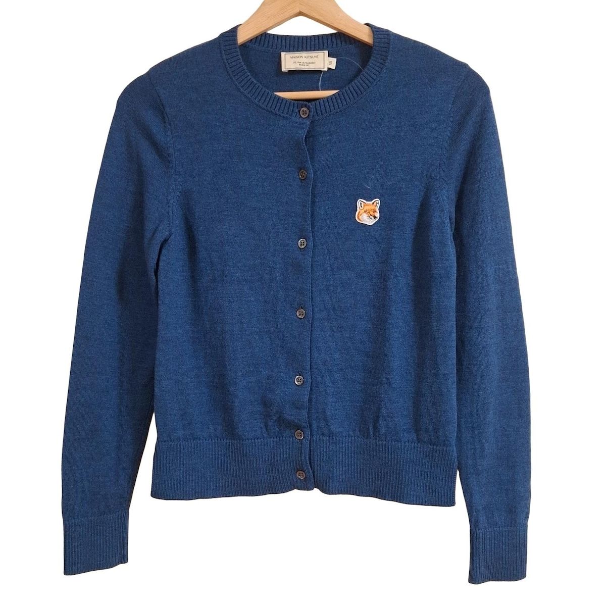 MAISON KITSUNE メゾンキツネ カーディガン サイズXS レディース - ネイビー 長袖