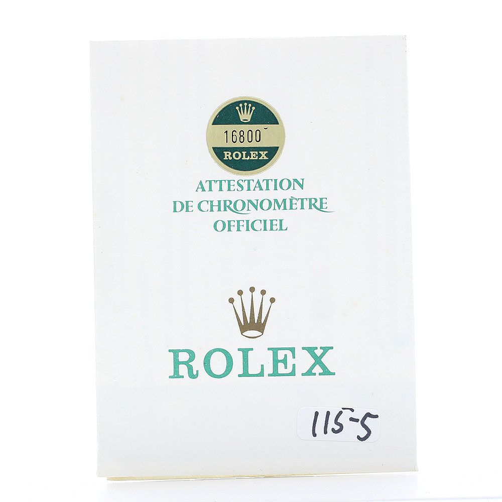 ロレックス ROLEX 16800 保証書_R-13 - メルカリ 