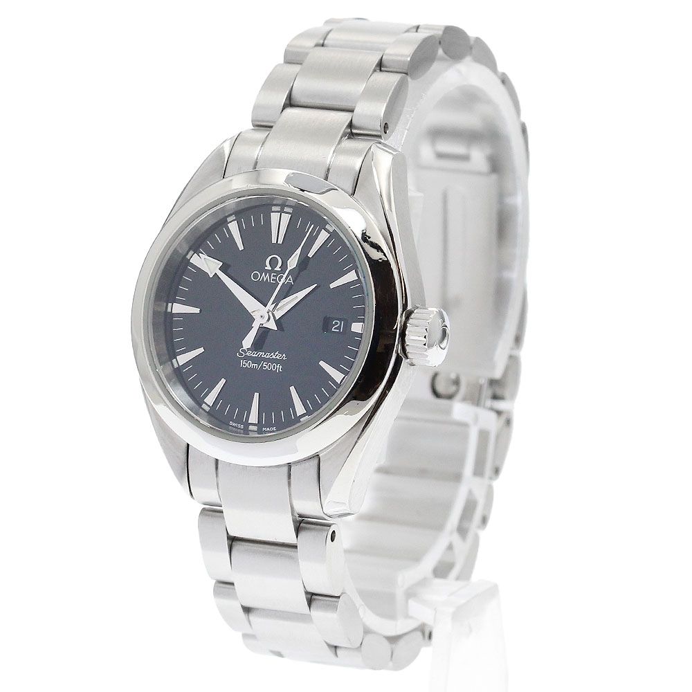 オメガ OMEGA 2577.50 シーマスター アクアテラ デイト クォーツ レディース_907020