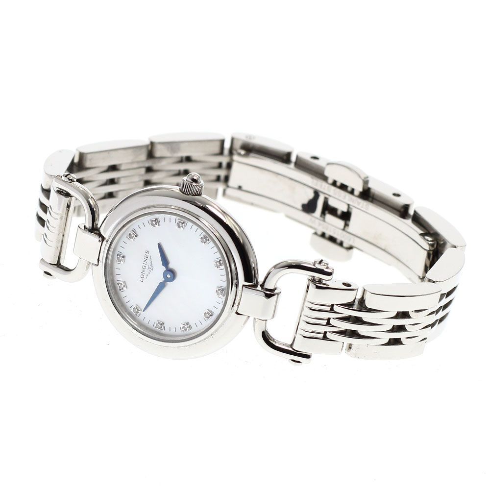 ロンジン LONGINES L6.129.4 イクエストリアン デイト 12Pダイヤ クォーツ レディース_914829