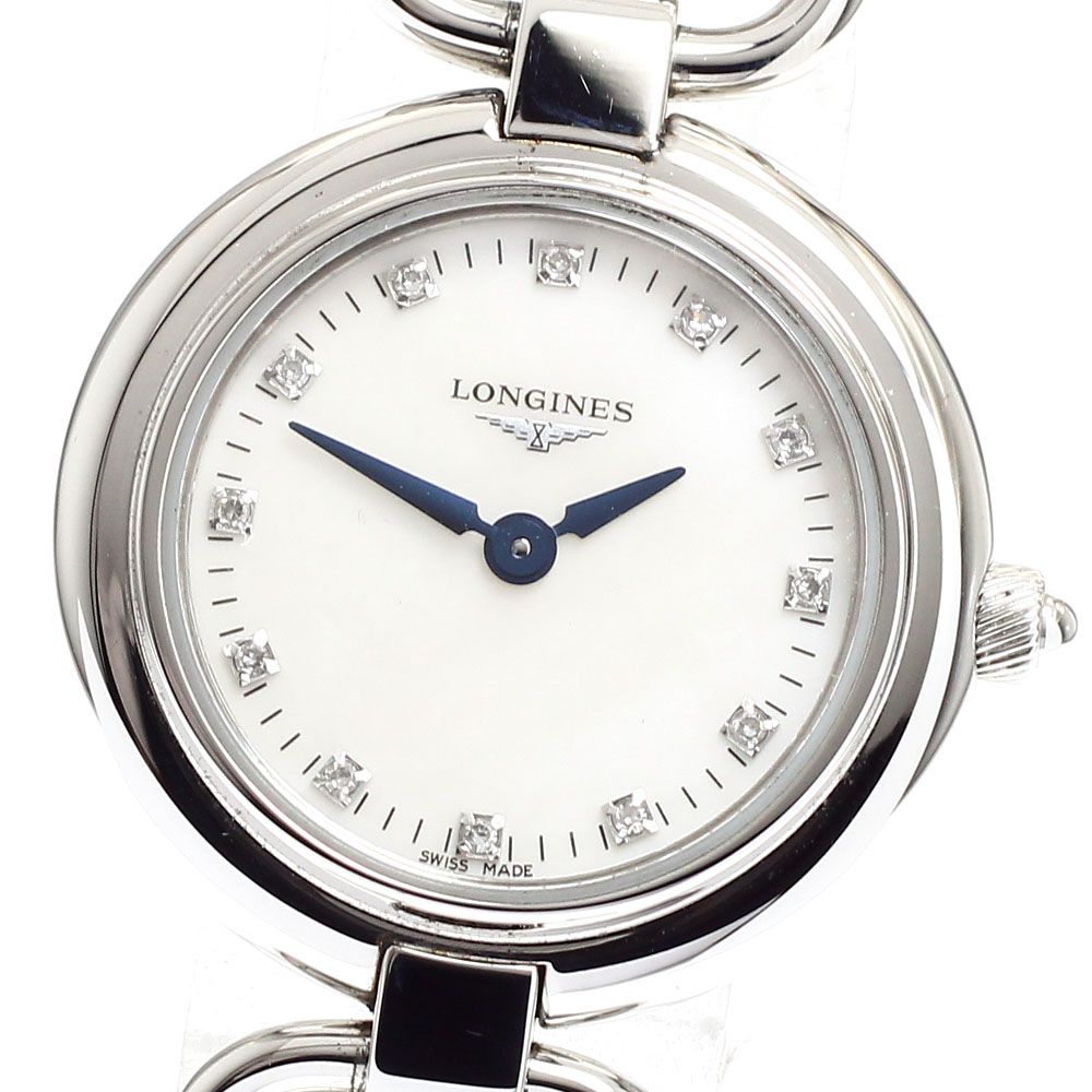 ロンジン LONGINES L6.129.4 イクエストリアン デイト 12Pダイヤ クォーツ レディース_914829