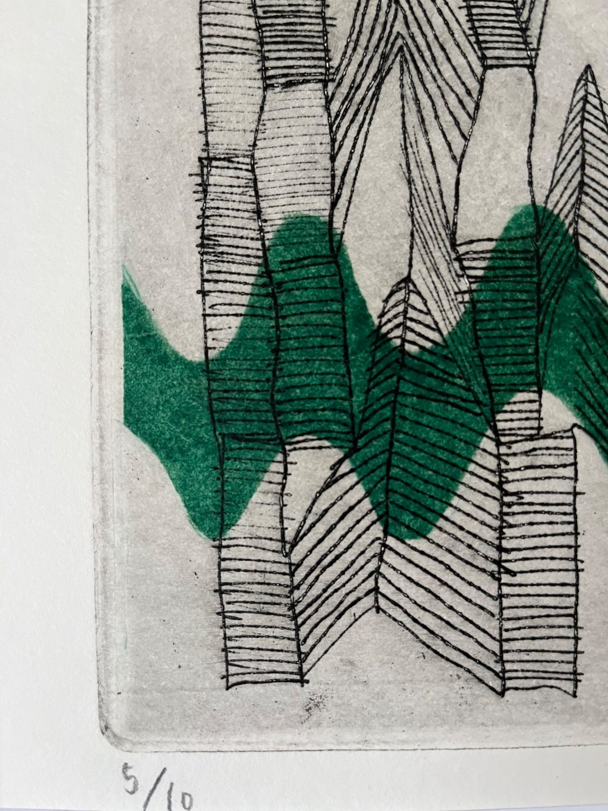 超貴重　限定10枚　新品額　銅版画　ジニー・キム　直筆サイン、ED有　5/10 銅版画 超貴重 10枚限定 一点物 エディション番号あり 直筆サインあり