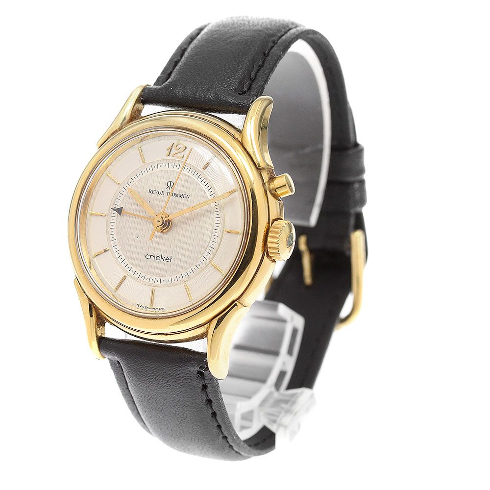 レビュートーメン REVUE THOMMEN 8022001 クリケット アラーム 手巻き メンズ_917443