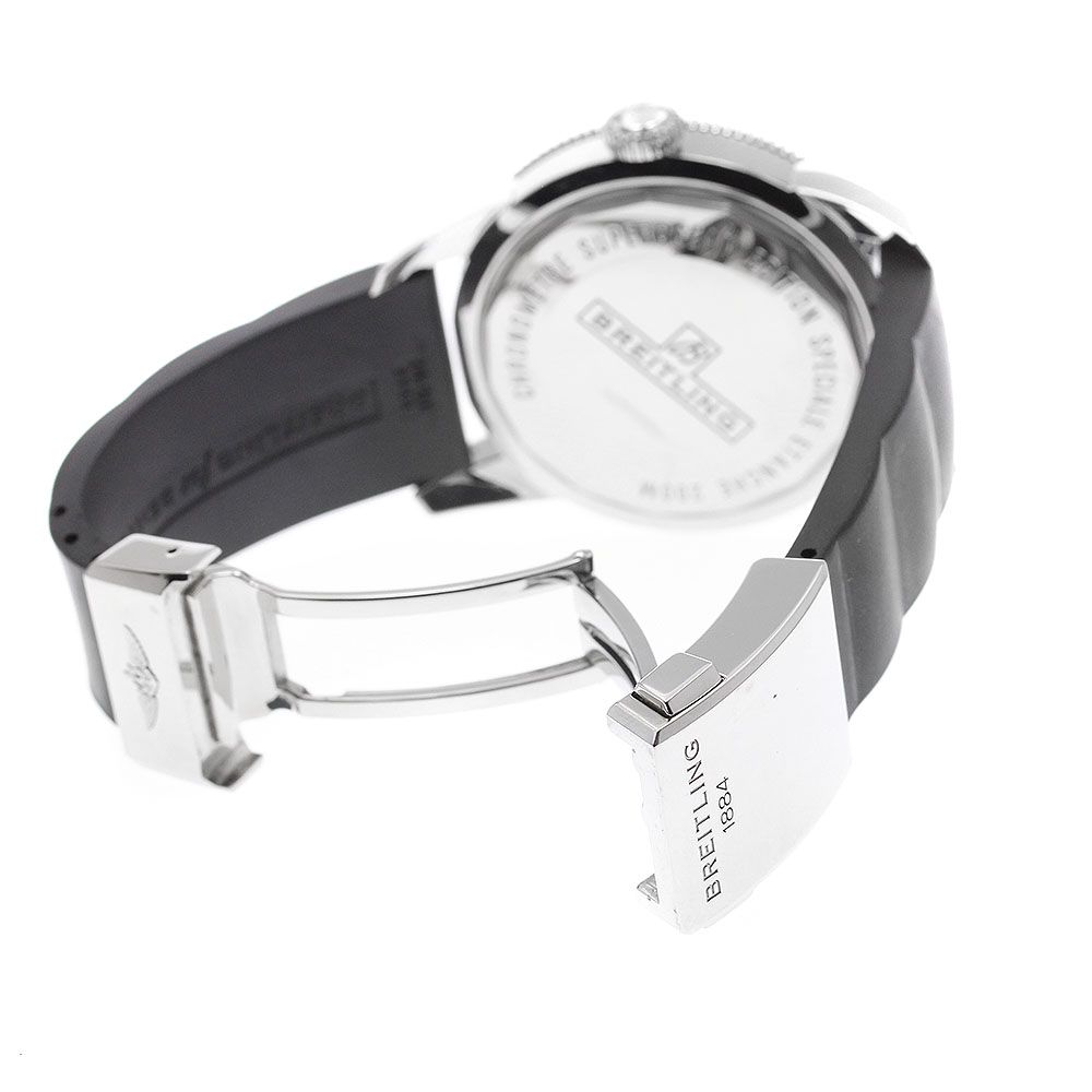 ブライトリング A 17320 スーパーオーシャン ヘリテージ46 デイト 自動巻き メンズ保証書付き_917375